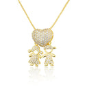 Colar Amor de Mãe - Banhado a Ouro 18k